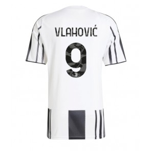 Juventus Dusan Vlahovic #9 Primera Equipación 2025-26 Manga Corta